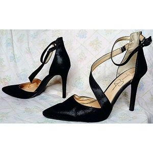 Jessica Simpson Castana Suede Strappy Pump